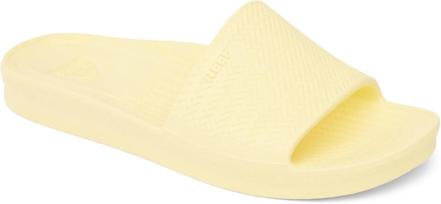 Reef Women's Water Scout Slide Sandal, Pale Banana, 7