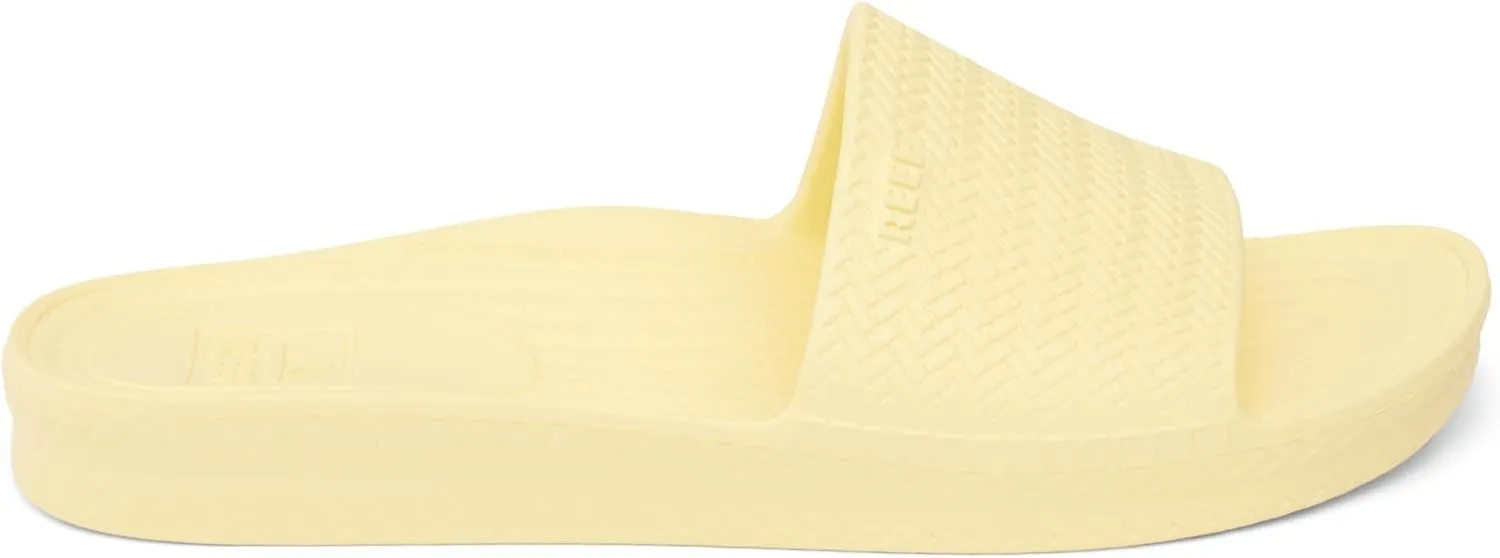 Reef Women's Water Scout Slide Sandal, Pale Banana, 7