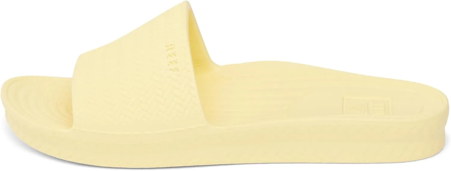 Reef Women's Water Scout Slide Sandal, Pale Banana, 7