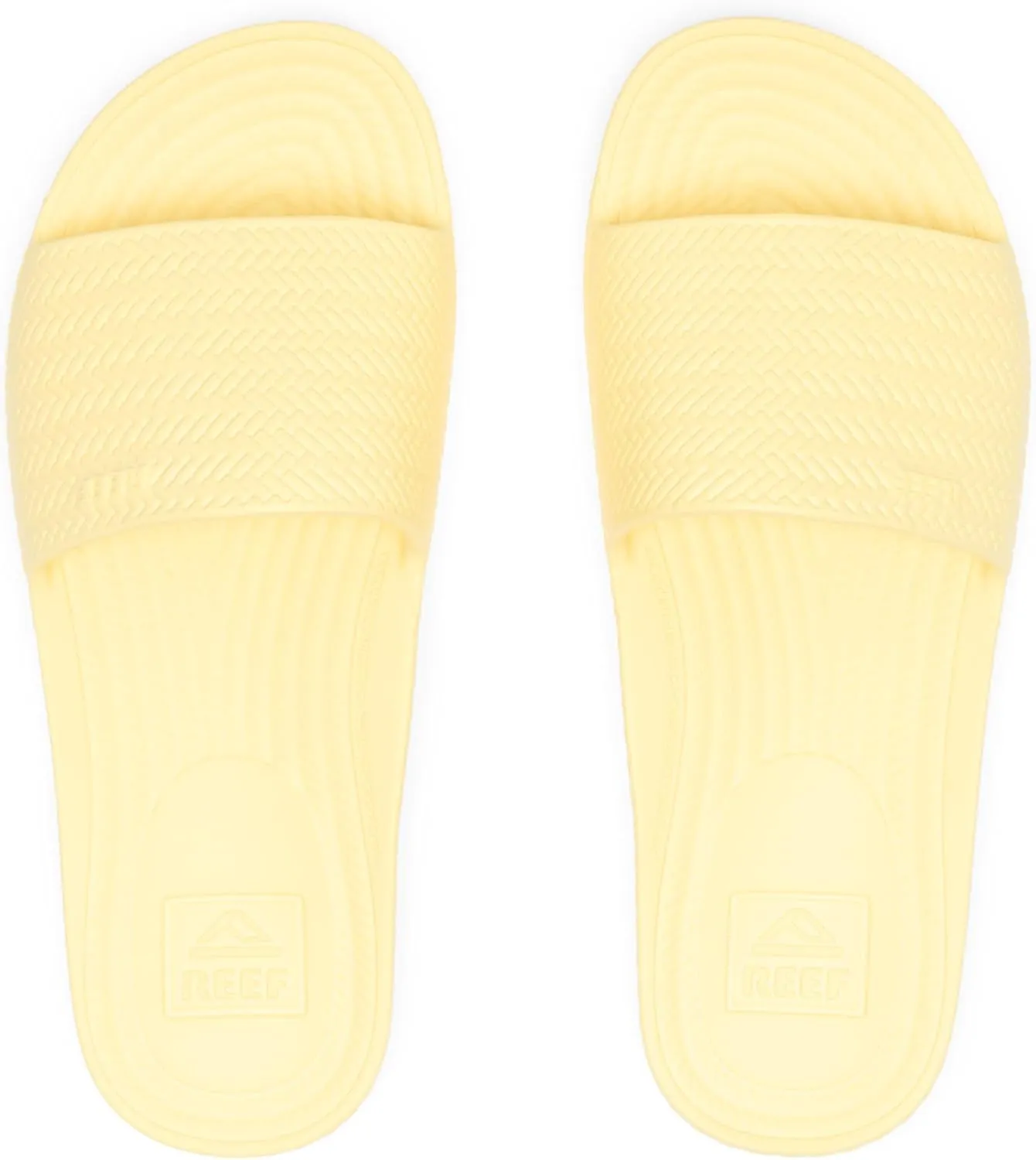 Reef Women's Water Scout Slide Sandal, Pale Banana, 7