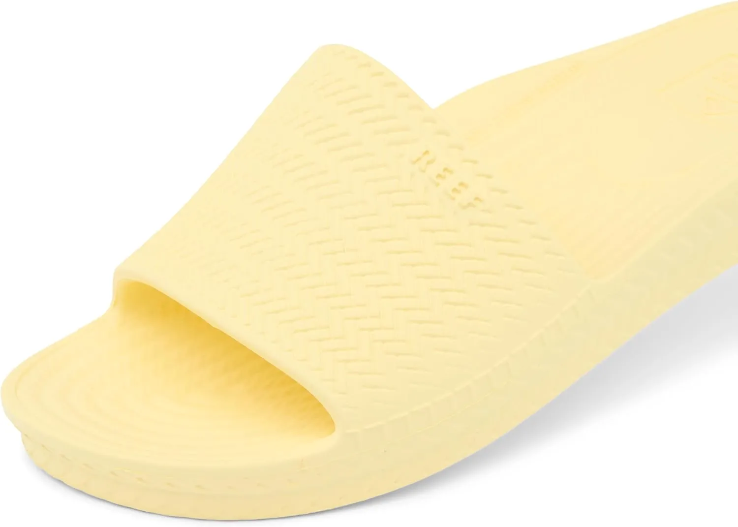 Reef Women's Water Scout Slide Sandal, Pale Banana, 7