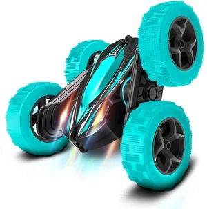 Remote Control Stunt Car for Boys: RC Car 4WD Child Hobby Cars 5 6 7 8 9 10 11 12 Toys Boys Girls Kids Gifts Fast 360°Flip Travel Activity Game Birthday Gift 6-8 8-12 Cool Christmas Stuffer Outdoor
