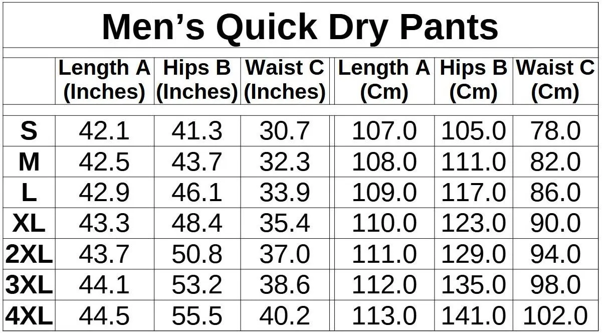 Retro Dog - Men's Quick Dry Pants (S - 4XL)
