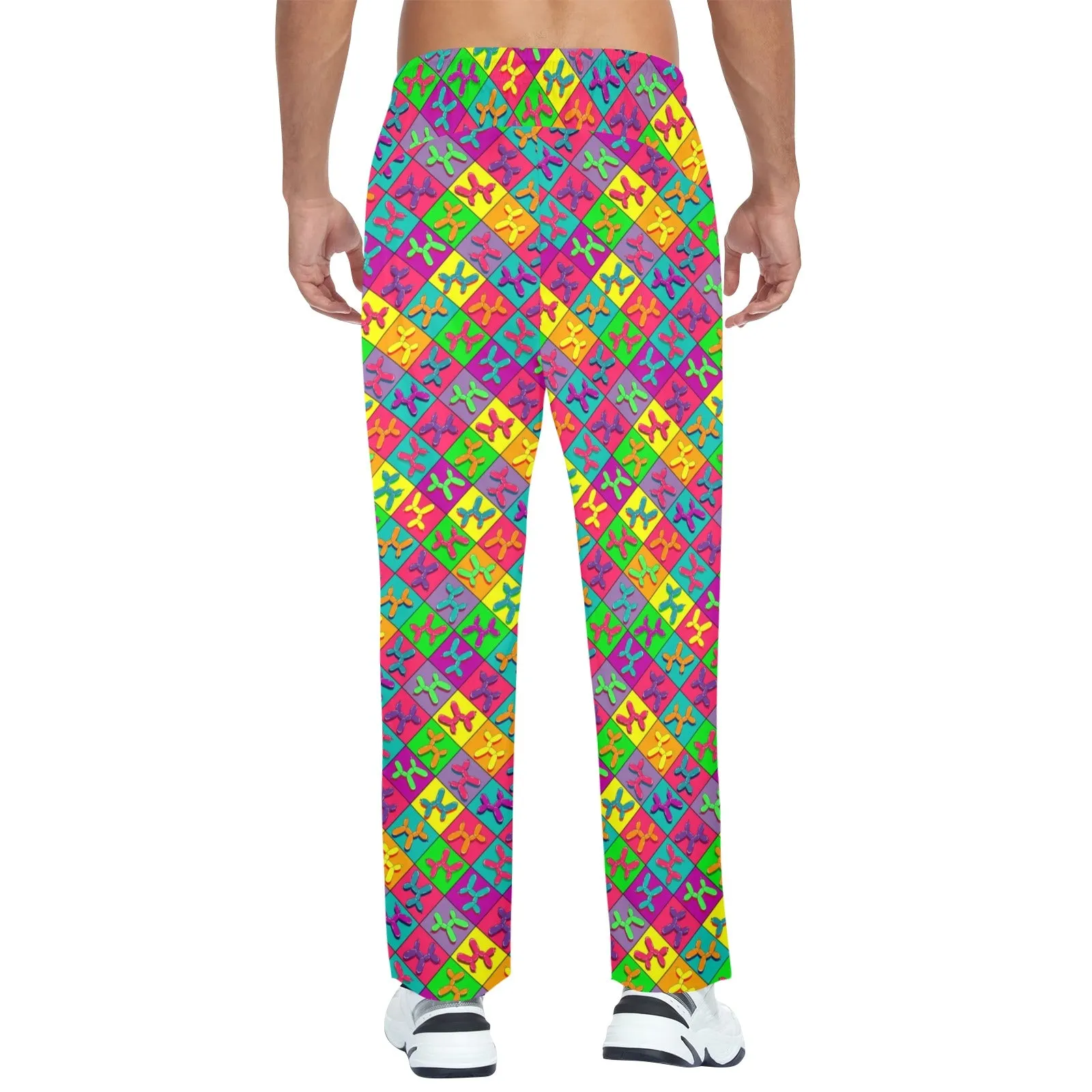Retro Dog - Men's Quick Dry Pants (S - 4XL)