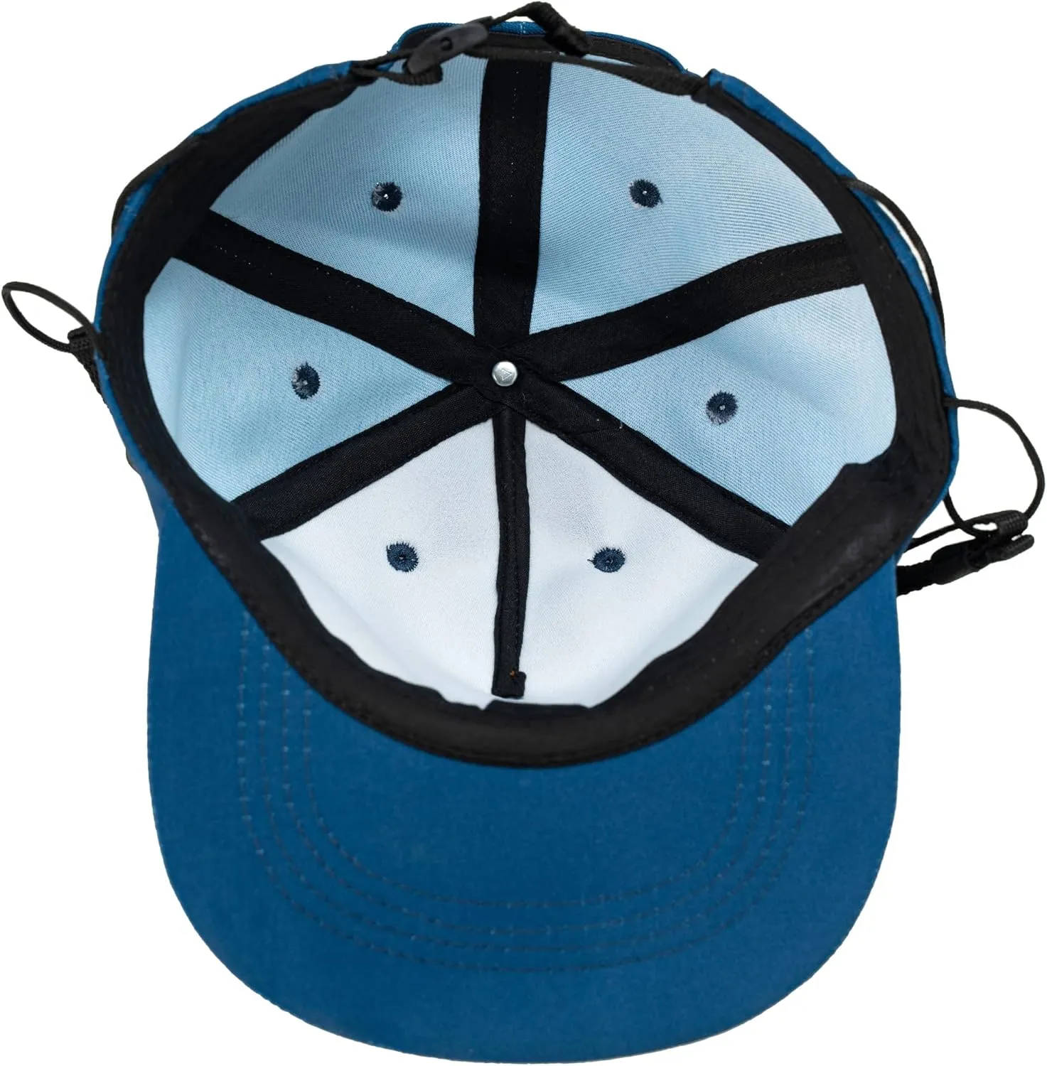 Ride On Surf Baseball Cap, Water Sports Trucker Surf Hat with Chin Strap Made from Recycled Material for Sun Protection