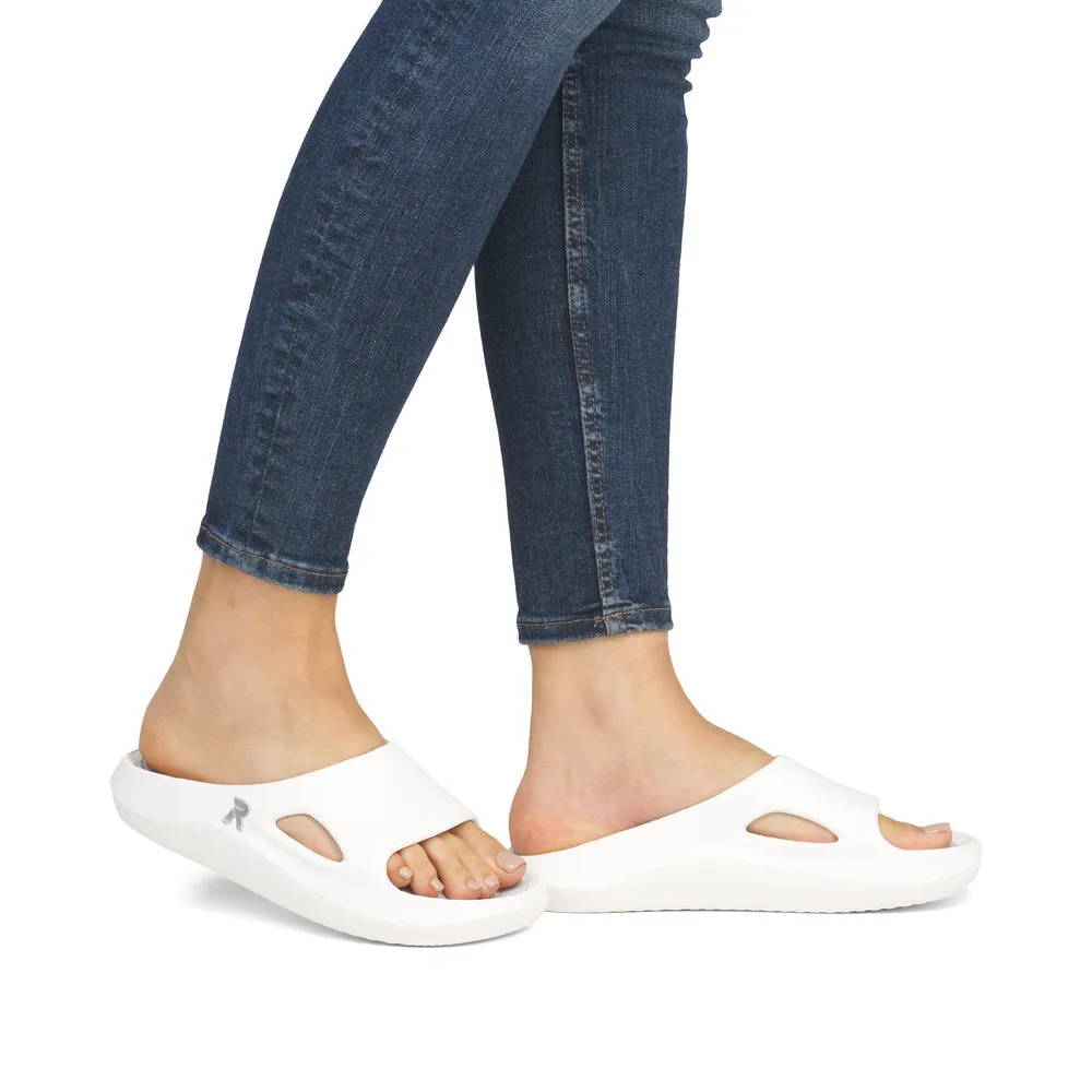 Rieker Evolution W3450 - Ladies Mule in White