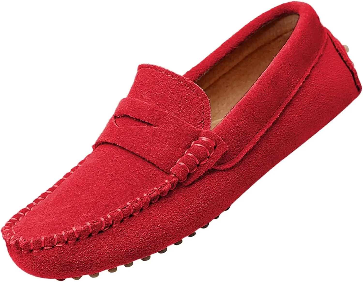 rismart Boys Girls Slip on Loafers Casual Flat Kids Moccasin Slippers