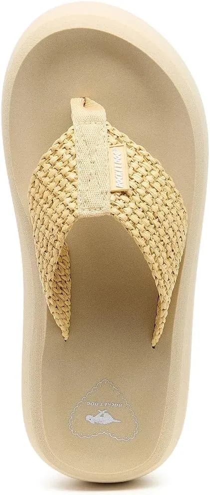 Rocket Dog Womens Sandy Raffia Platform Sandals