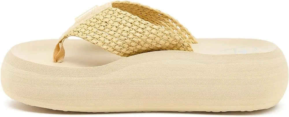 Rocket Dog Womens Sandy Raffia Platform Sandals