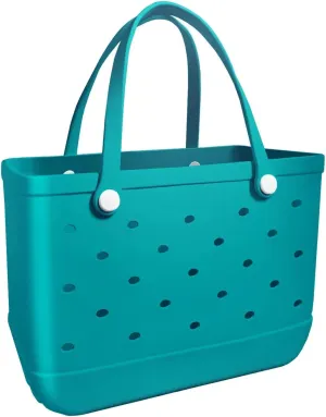 Rubber Beach Bag Beach Tote Bag - Rubber Tote Handbag Waterproof Bags for Women, Travel Totebags for Pool Sports