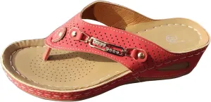 Sandals Arch Support Women Fashion Metal Beach Hollow Out Flip Flops Classic Black Shoes Comfort Breathable Sandal