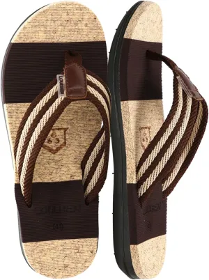 Sandals Men's Flip Flops Striped Men Slippers Stylish Summer Balcony Office Outdoor Beach Indoor Father's Day Gift