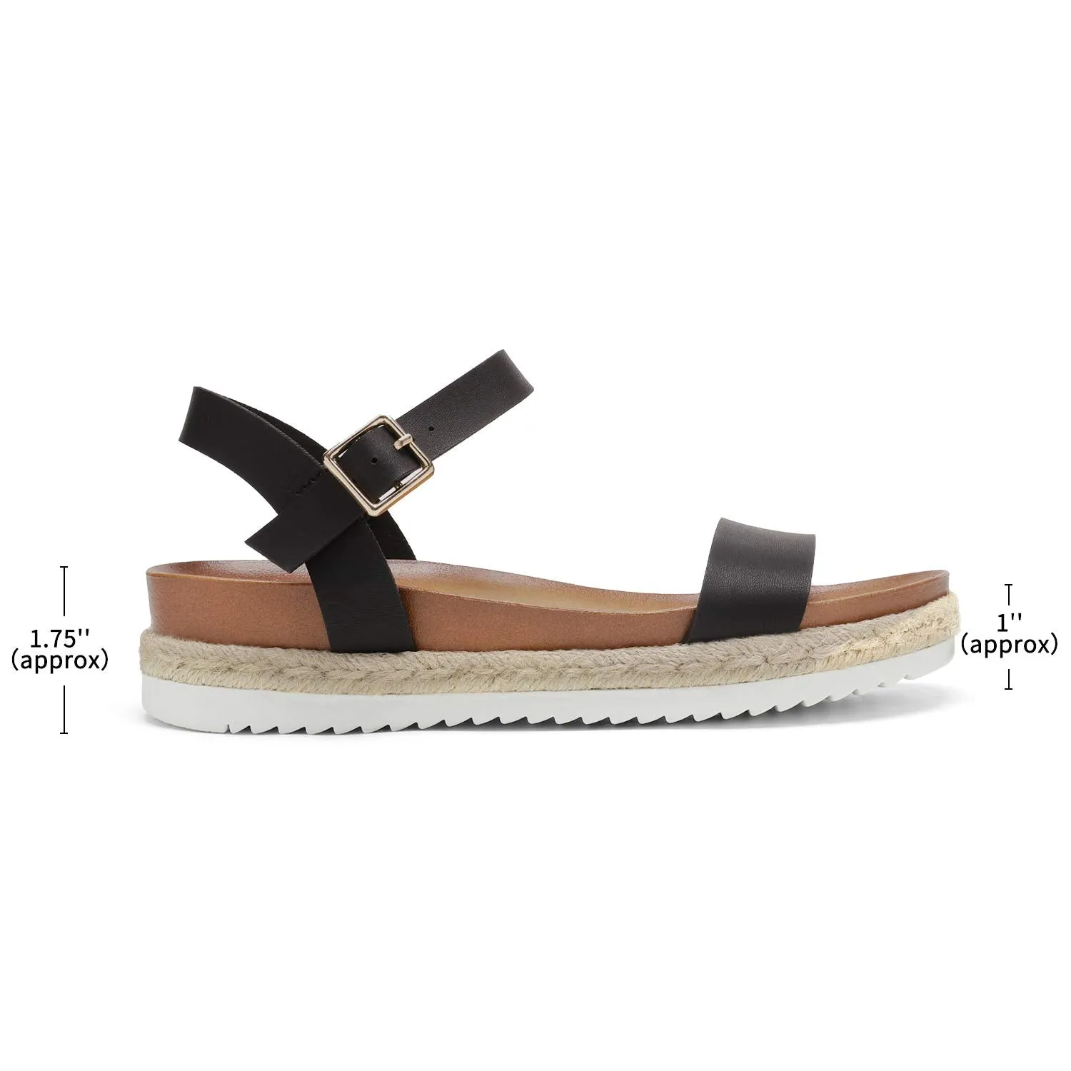 Sandals Strap Competitive pricing Casual Unique PAIRS Flatform Wedge DREAM Platform Open Toe Espadrille Ankle Womens