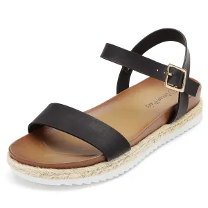 Sandals Strap Competitive pricing Casual Unique PAIRS Flatform Wedge DREAM Platform Open Toe Espadrille Ankle Womens