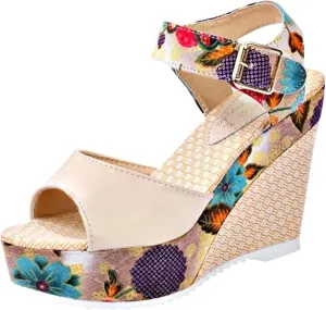 Sandals Wedge Dressy Heeled Sandals 2024 Straw Summer Boho Ladies Spring Espadrille Trendy Platform Wedge Spring 2024
