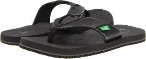 Sanuk Kids unisex-kids Root Beer Cozy Flip Flop