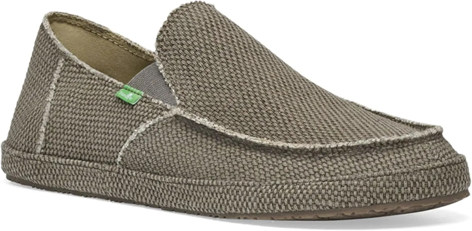 Sanuk Mens Rounder Loafer | Mens Shoes | Slip On Shoes for Men | Men's Slip-on Loafers | Comfort Footbed