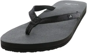 Sanuk womens Yoga Joy Metallic flip flop sandals