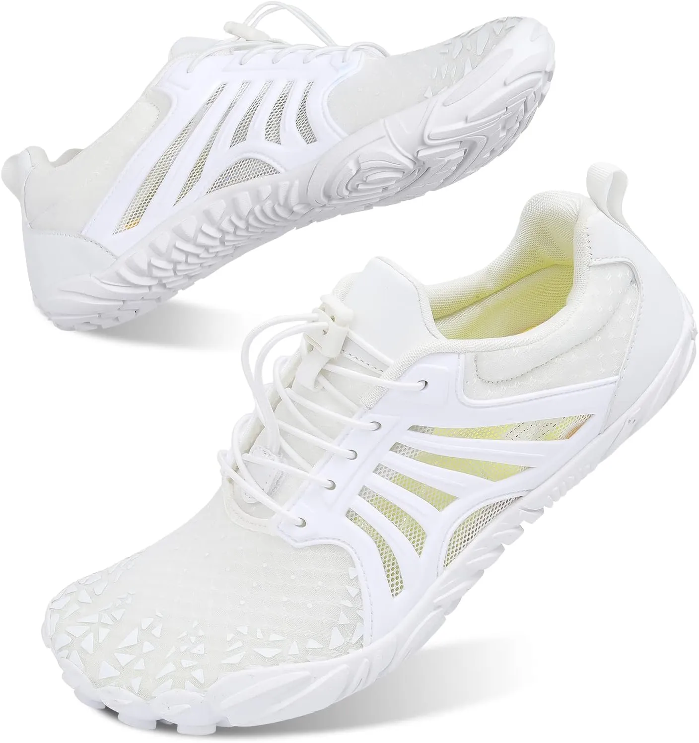 Scurtain Unisex Mens Womens Athletic Hiking Water Shoes Quick Dry Barefoot Aqua Shoes Swim Shoes Beach Shoes with Drainage