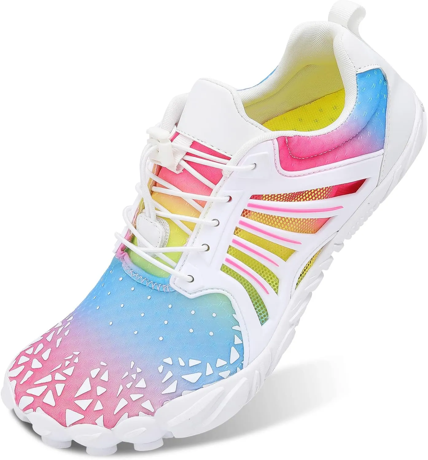 Scurtain Unisex Mens Womens Athletic Hiking Water Shoes Quick Dry Barefoot Aqua Shoes Swim Shoes Beach Shoes with Drainage