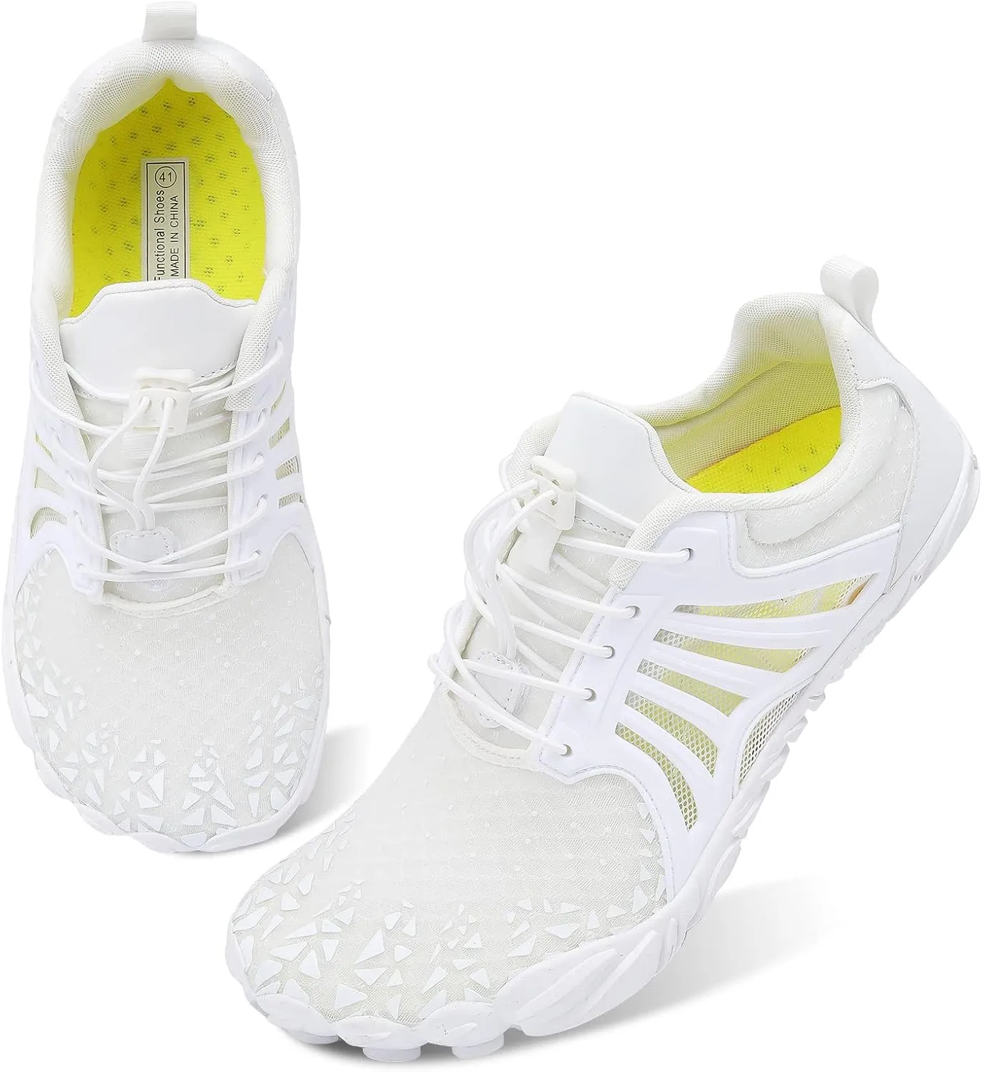 Scurtain Unisex Mens Womens Athletic Hiking Water Shoes Quick Dry Barefoot Aqua Shoes Swim Shoes Beach Shoes with Drainage