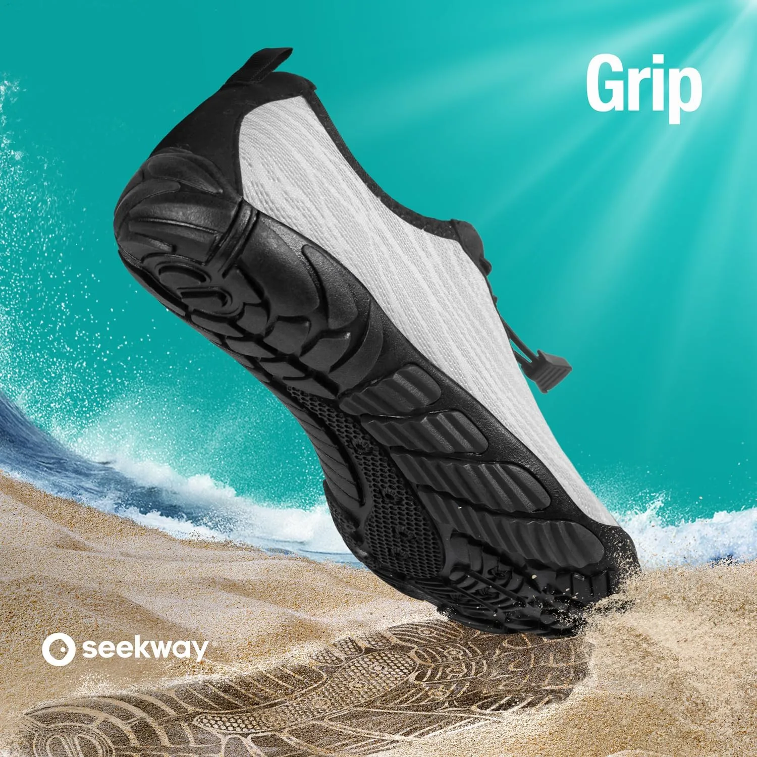 SEEKWAY Water Shoes Men Women Adult Quick-Dry Aqua Sock Barefoot for Beach Swim River Pool Lake Hiking Kayaking Surfing