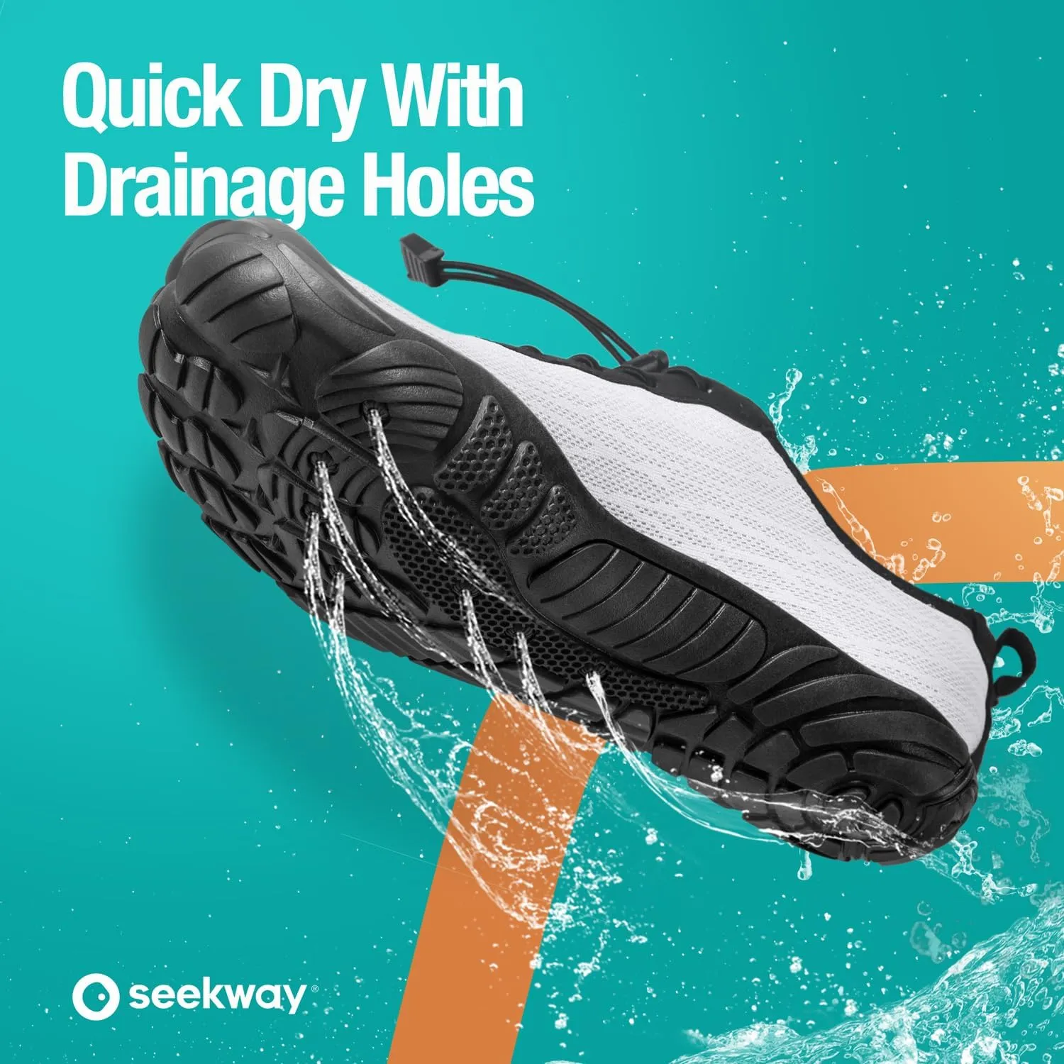 SEEKWAY Water Shoes Men Women Adult Quick-Dry Aqua Sock Barefoot for Beach Swim River Pool Lake Hiking Kayaking Surfing