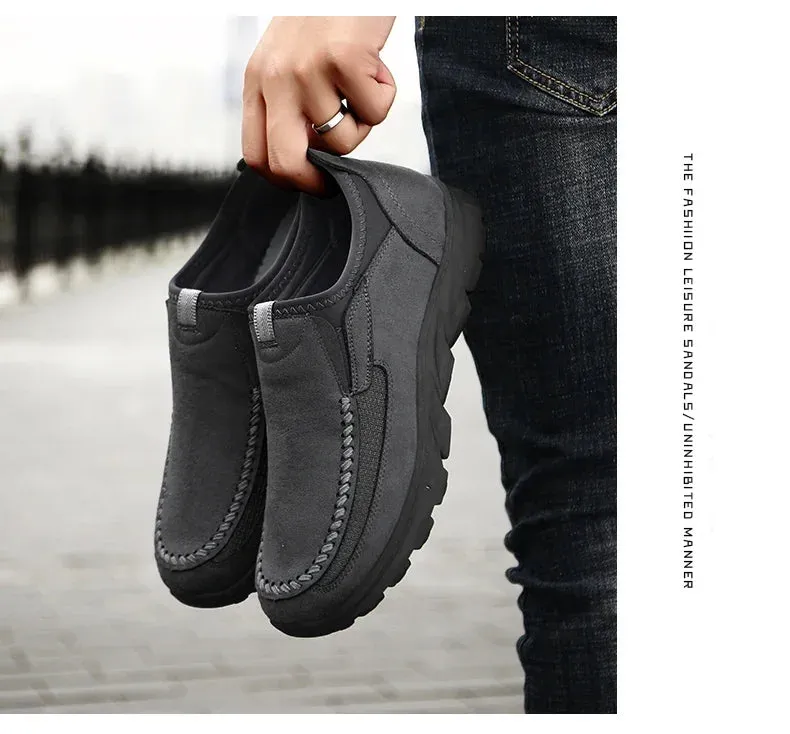 Shoes Flat Hot price drop Men Comfortable Shoes Leisure Breathable Fashion Men Loafers Handmade Sneakers Worldwide shipping Casual Retro Shoes Loafers
