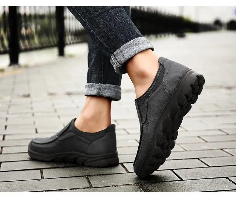Shoes Flat Hot price drop Men Comfortable Shoes Leisure Breathable Fashion Men Loafers Handmade Sneakers Worldwide shipping Casual Retro Shoes Loafers