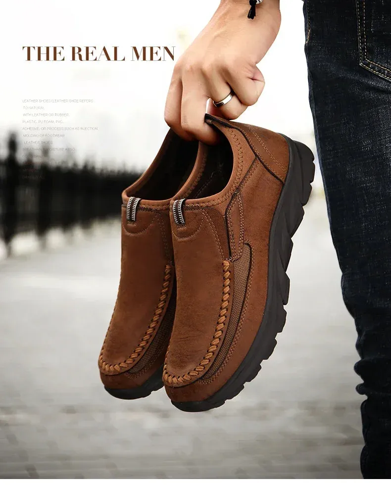 Shoes Flat Hot price drop Men Comfortable Shoes Leisure Breathable Fashion Men Loafers Handmade Sneakers Worldwide shipping Casual Retro Shoes Loafers