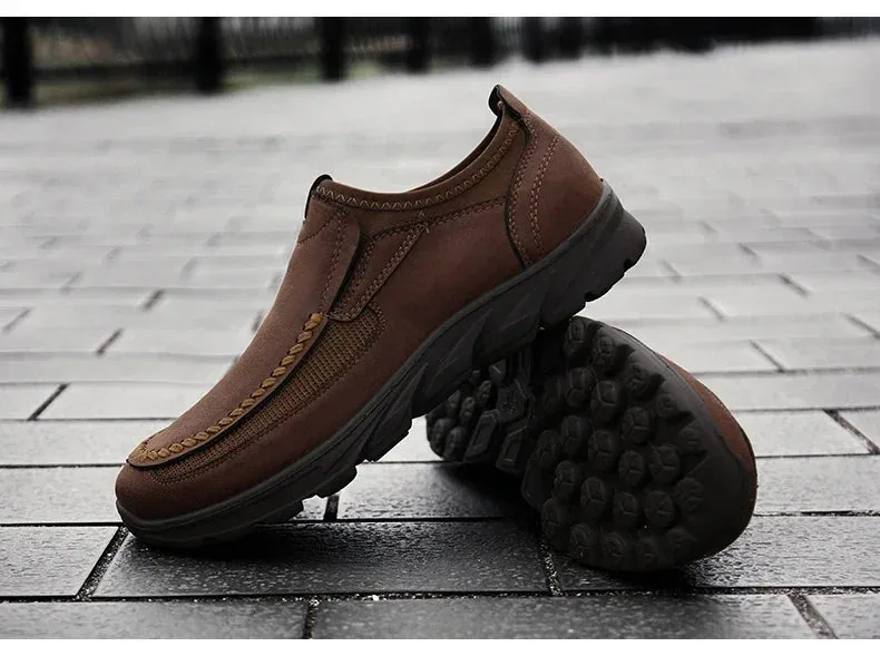 Shoes Flat Hot price drop Men Comfortable Shoes Leisure Breathable Fashion Men Loafers Handmade Sneakers Worldwide shipping Casual Retro Shoes Loafers