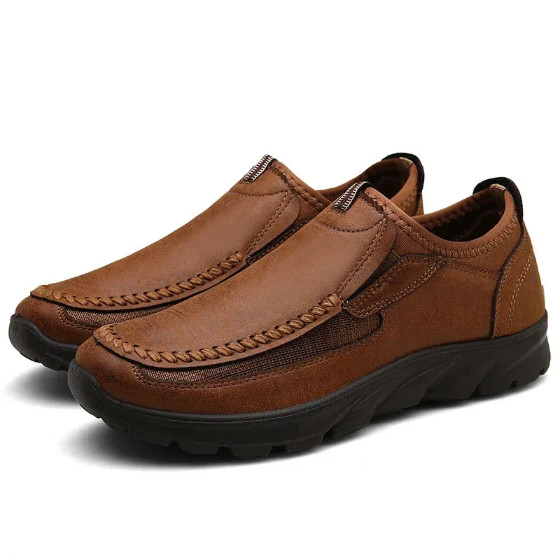 Shoes Flat Hot price drop Men Comfortable Shoes Leisure Breathable Fashion Men Loafers Handmade Sneakers Worldwide shipping Casual Retro Shoes Loafers