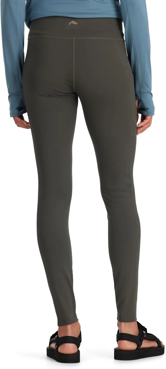 Simms Fishing Products Women's BugStopper Outdoor Leggings with Insect Shield Repellent Apparel, UPF 50