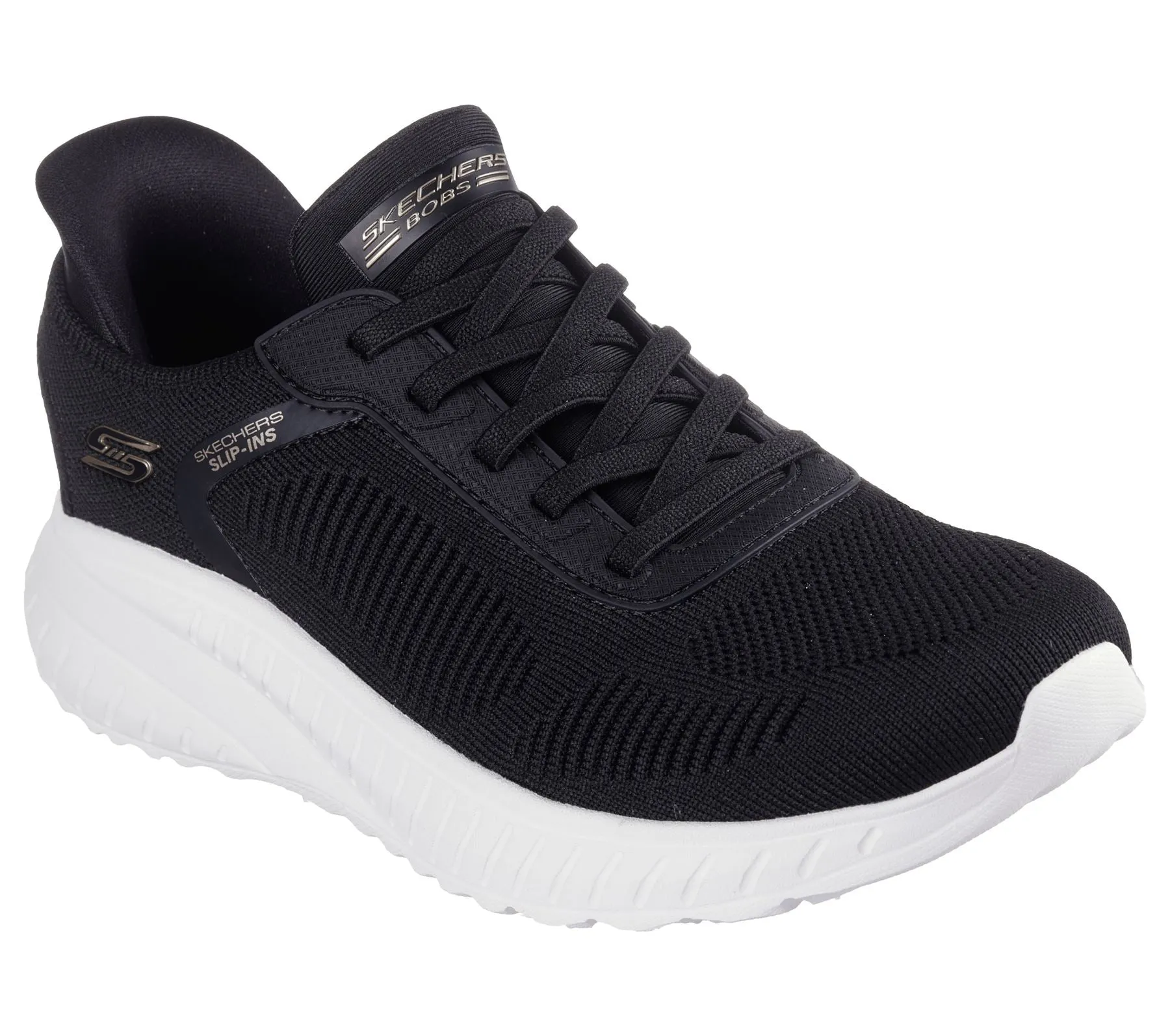 Skechers BOBS Squad Chaos Women's Black/White Trainers