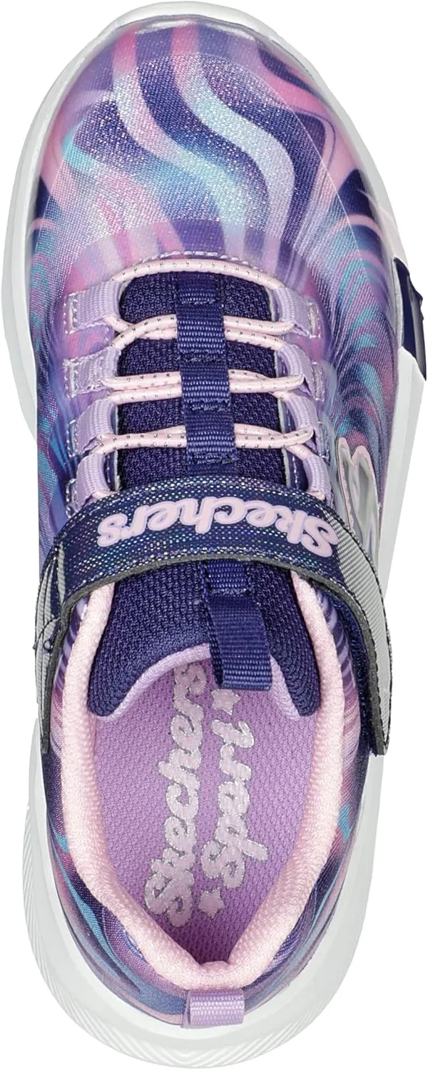 Skechers Girls' Dreamy Lites Swirly Sweets Sneaker