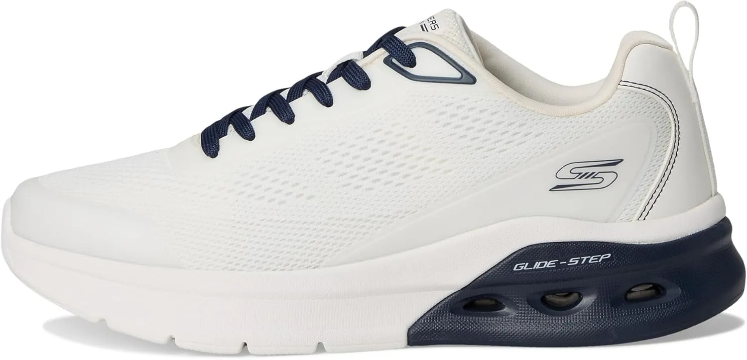Skechers Men's Bobs Glide Step Arc Waves 2.0-Class Rank Sneaker