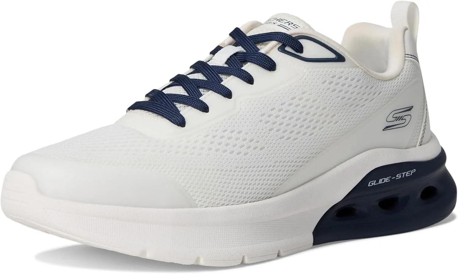 Skechers Men's Bobs Glide Step Arc Waves 2.0-Class Rank Sneaker