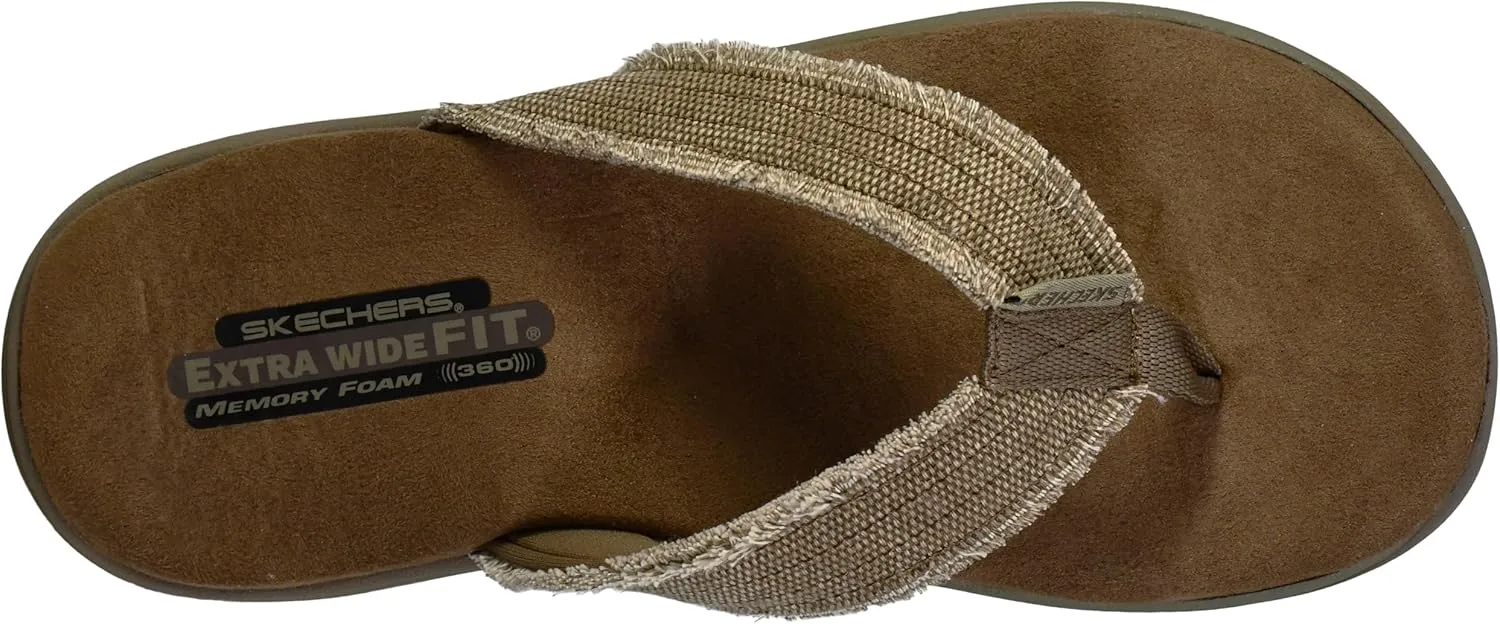 Skechers Men's Relaxed Fit Supreme Bosnia Sandal