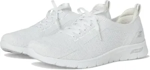 Skechers Sport Women's Women's Arch FIT Refine 2.0 Opal Sneaker, White/Silver=WSL, 10