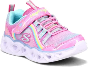 Skechers Unisex-Child Heart Lights-Rainbow Lux Sneaker