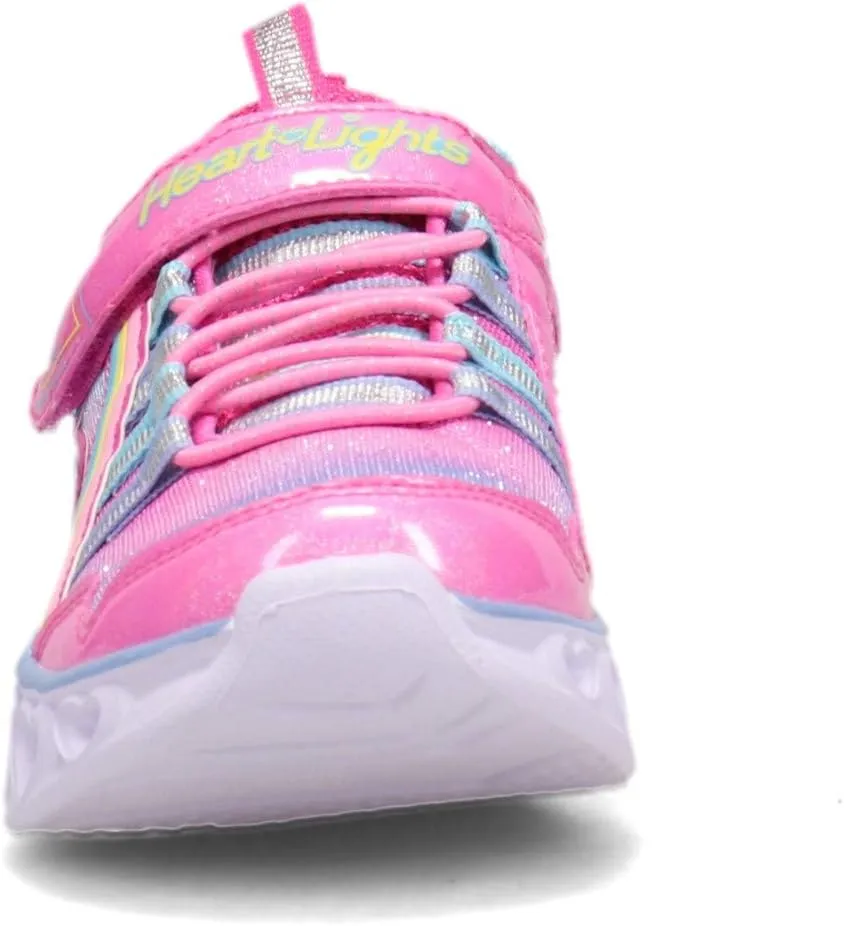 Skechers Unisex-Child Heart Lights-Rainbow Lux Sneaker