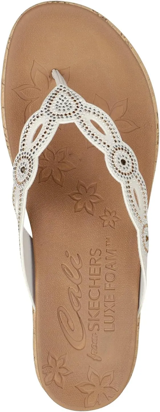 Skechers Women's Beverlee-Happy Charmer Flip-Flop