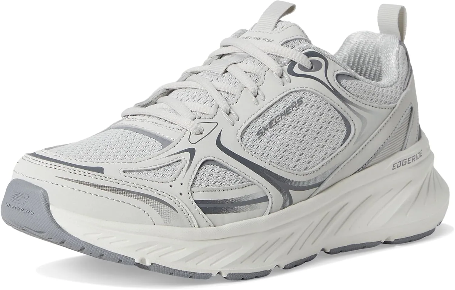 Skechers Women's Edgeride Silver Eclipse Sneaker