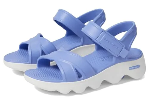 SKECHERS Women's Foamies Massage Fit-Heartfelt Flat Sandal
