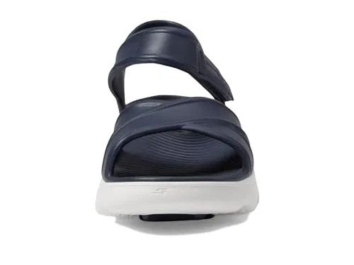 SKECHERS Women's Foamies Massage Fit-Heartfelt Flat Sandal