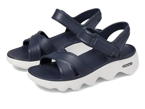 SKECHERS Women's Foamies Massage Fit-Heartfelt Flat Sandal