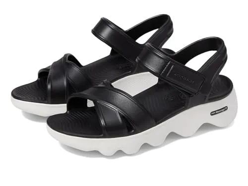 SKECHERS Women's Foamies Massage Fit-Heartfelt Flat Sandal