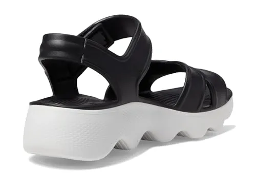 SKECHERS Women's Foamies Massage Fit-Heartfelt Flat Sandal