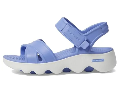 SKECHERS Women's Foamies Massage Fit-Heartfelt Flat Sandal