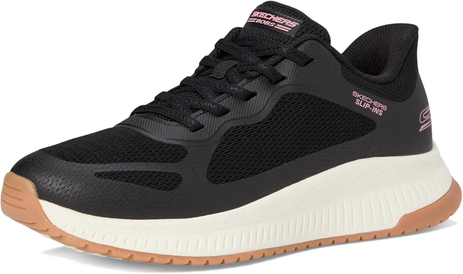 Skechers Women's Hands Free Slip-ins Bobs Squad 4-Staple Look Sneaker